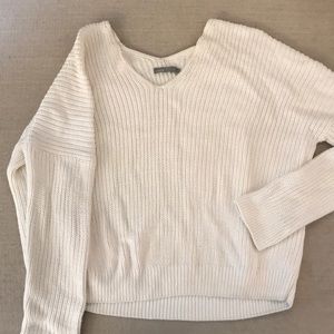 Vince Chunky Knit V-Neck Sweater